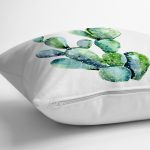 Kaktüs Özel Tasarımlı Dijital Baskılı Modern Yastık Kırlent Kılıfı Realhomes