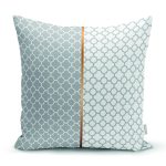 - Rh-K9274-Gorsel1 - Realhomes  Gri & Beyaz Ogea Desenli  Dijital Baskılı Dekoratif Yastık Kırlent Kılıfı Realhomes