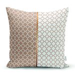 - Rh-K9278-Gorsel1 - Realhomes  Vizon & Beyaz Ogea Desenli  Dijital Baskılı Dekoratif Yastık Kırlent Kılıfı Realhomes