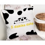 Özel Tasarım 5 Dakika Daha Dijital Baskılı Dekoratif Yastık Kırlent Kılıfı Realhomes