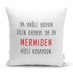 Özel Tasarım Karadeniz Şiveli Dijital Baskılı Dekoratif Yastık Kırlent Kılıfı Realhomes