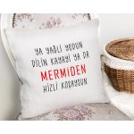 Özel Tasarım Karadeniz Şiveli Dijital Baskılı Dekoratif Yastık Kırlent Kılıfı Realhomes