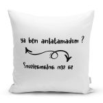 Özel Tasarım Karadeniz Şiveli Dijital Baskılı Dekoratif Yastık Kırlent Kılıfı Realhomes