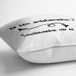 Özel Tasarım Karadeniz Şiveli Dijital Baskılı Dekoratif Yastık Kırlent Kılıfı Realhomes