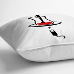 - Rh-K9330-Gorsel3 - Realhomes Özel Tasarım Çay Sevenlere Dijital Baskılı Modern Yastık Kırlent Kılıfı Realhomes