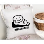 Özel Tasarım Umrumda Değil Dijital Baskılı Dekoratif Yastık Kırlent Kılıfı Realhomes