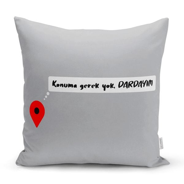 Özel Tasarım Sevgili Elleri Dijital Baskılı Dekoratif Yastık Kırlent Kılıfı Realhomes