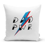 - Rh-K9349-Gorsel1 - Realhomes Özel Tasarım D A D & P W R Dijital Baskılı Dekoratif Yastık Kırlent Kılıfı Realhomes