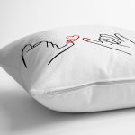 - Rh-K9355-Gorsel3 - Realhomes Özel Tasarım Sevgili Parmakları & Kalp Dijital Baskılı Dekoratif Yastık Kırlent Kılıfı Realhomes