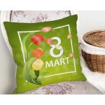 - Rh-K9358-1-Gorsel2 - Realhomes  Özel Tasarım 8 Mart Gül Tasarımlı Dijital Baskılı Modern Yastık Kırlent Kılıfı Realhomes