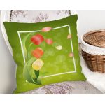 - Rh-K9358-Gorsel2 - Realhomes  Özel Tasarım Gül Tasarımlı Dijital Baskılı Modern Yastık Kırlent Kılıfı Realhomes