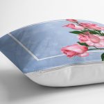 - Rh-K9359-Gorsel3 - Realhomes  Özel Tasarım Gül Tasarımlı Dijital Baskılı Modern Yastık Kırlent Kılıfı Realhomes