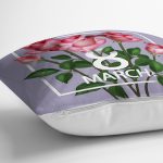 Özel Tasarım 8 March Gül Tasarımlı Dijital Baskılı Modern Yastık Kırlent Kılıfı Realhomes