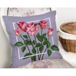 - Rh-K9360-Gorsel2 - Realhomes Özel Tasarım Gül Tasarımlı Dijital Baskılı Modern Yastık Kırlent Kılıfı Realhomes