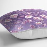 Özel Tasarım Gül Tasarımlı Dijital Baskılı Modern Yastık Kırlent Kılıfı Realhomes