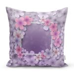 Özel Tasarım Gül Tasarımlı Dijital Baskılı Modern Yastık Kırlent Kılıfı Realhomes