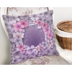 Özel Tasarım Gül Tasarımlı Dijital Baskılı Modern Yastık Kırlent Kılıfı Realhomes