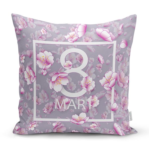 Özel Tasarım Gül Tasarımlı Dijital Baskılı Modern Yastık Kırlent Kılıfı Realhomes