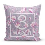 - Rh-K9364-2-Gorsel1 - Realhomes  Özel Tasarım 8 March Gül Tasarımlı Dijital Baskılı Modern Yastık Kırlent Kılıfı Realhomes