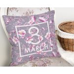 - Rh-K9364-2-Gorsel2 - Realhomes  Özel Tasarım 8 March Gül Tasarımlı Dijital Baskılı Modern Yastık Kırlent Kılıfı Realhomes