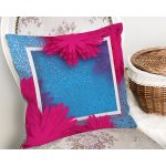 Özel Tasarım Gül Tasarımlı Dijital Baskılı Modern Yastık Kırlent Kılıfı Realhomes