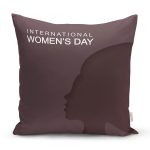 - Rh-K9375-2-Gorsel1 - Realhomes International Women's Day Tasarımlı Dijital Baskılı Modern Yastık Kırlent Kılıfı Realhomes