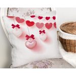 Özel Tasarım Kalp Tasarımlı Dijital Baskılı Modern Yastık Kırlent Kılıfı Realhomes