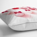 Özel Tasarım Kalp Tasarımlı Dijital Baskılı Modern Yastık Kırlent Kılıfı Realhomes