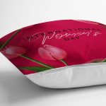 Özel Tasarım International Women's Day Dijital Baskılı Modern Yastık Kırlent Kılıfı Realhomes