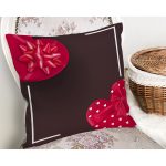 Özel Tasarım Kalp Tasarımlı Hediye Paketi Dijital Baskılı Modern Yastık Kırlent Kılıfı Realhomes