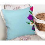 Özel Tasarım Çiçek Desenli Dijital Baskılı Modern Yastık Kırlent Kılıfı Realhomes