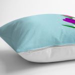 Özel Tasarım Çiçek Desenli Dijital Baskılı Modern Yastık Kırlent Kılıfı Realhomes