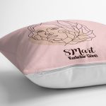 - Rh-K9388-1-Gorsel3 - Realhomes Özel Tasarım 8 Mart Kadın Silüetli Dijital Baskılı Modern Yastık Kırlent Kılıfı Realhomes