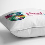 Özel Tasarım 8 Mart Happy Women's Day Dijital Baskılı Modern Yastık Kırlent Kılıfı Realhomes