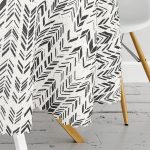 İskandinav Desenli Etnik Tasarımlı Dijital Baskılı Modern Yuvarlak Masa Örtüsü - Çap 140cm Realhomes