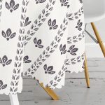 - MasaYuv-10334-Gorsel3 - Realhomes İskandinav Desenli Etnik Tasarımlı Dijital Baskılı Yuvarlak Masa Örtüsü - Çap 140cm Realhomes