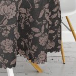 - MasaYuv-10431-Gorsel3 - Realhomes  Özel Tasarım Gül Tasarımlı Dijital Baskılı Modern Yuvarlak Masa Örtüsü - Çap 140cm Realhomes