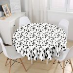 - MasaYuv-2053-Gorsel1 - Realhomes Realhomes Baklava Motifli Özel Tasarım Yuvarlak Masa Örtüsü - Çap 140cm Realhomes