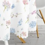 - MasaYuv-2094-Gorsel3 - Realhomes  Realhomes Özel Tasarım Çiçek Desenli Modern Yuvarlak Masa Örtüsü - Çap 140cm Realhomes