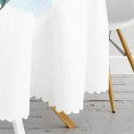 Realhomes Özel Tasarım Dijital Baskılı Modern Yuvarlak Masa Örtüsü - Çap 140cm Realhomes