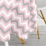 Renkli Zigzag Desenli Dijital Baskılı Yuvarlak Masa Örtüsü - Çap 140cm Realhomes