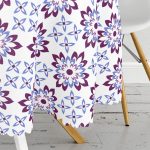 Modern Çiçek Resimli Dijital Baskılı Yuvarlak Masa Örtüsü - Çap 140cm Realhomes