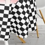 Damalı Fashion Gırl Dijital Baskılı Modern Yuvarlak Masa Örtüsü - Çap 140cm Realhomes