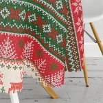 Realhomes Özel Tasarımlı Dijital Baskılı Yuvarlak Masa Örtüsü - Çap 140cm Realhomes