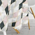 - MasaYuv-3225-Gorsel3 - Realhomes  Mermer Zeminli Baklava Desenli Özel Tasarım Yuvarlak Masa Örtüsü - Çap 140cm Realhomes