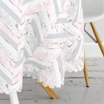 Mermer Zeminli Geometrik Tasarımlı Yuvarlak Masa Örtüsü - Çap 140cm Realhomes