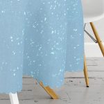 Gökyüzü Temalı Ağaç Motifli Yuvarlak Masa Örtüsü - Çap 140cm Realhomes