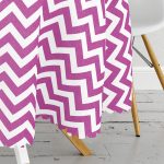 - MasaYuv-522-Gorsel3 - Realhomes  Modern Zigzag Desenli Dijital Baskılı Yuvarlak Masa Örtüsü - Çap 140cm Realhomes