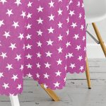 Modern Yıldız Desenli Dijital Baskılı Yuvarlak Masa Örtüsü - Çap 140cm Realhomes