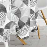 - MasaYuv-5288-Gorsel3 - Realhomes RealHomes Gri Zeminde Mermer Desenli Dijital Baskılı Yuvarlak Masa Örtüsü - Çap 140cm Realhomes